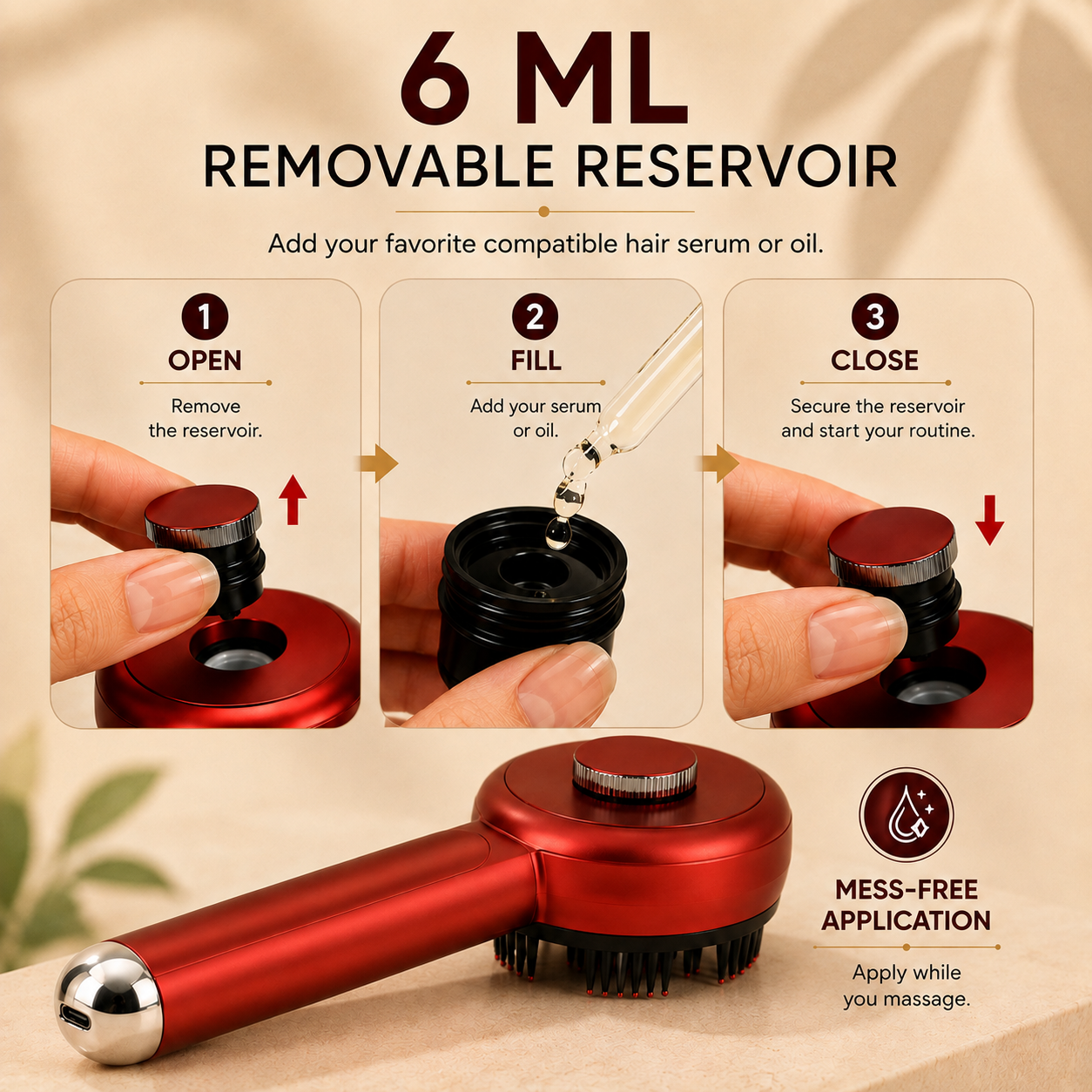 3-in-1 Electric Scalp Massager